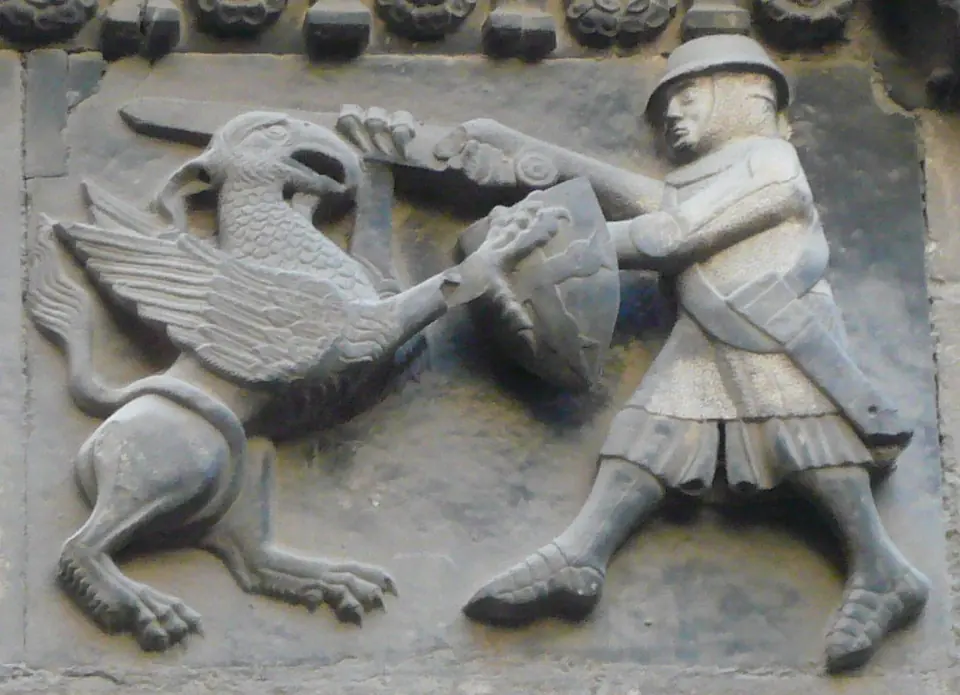 Sant Iu door, cathedral of Barcelona