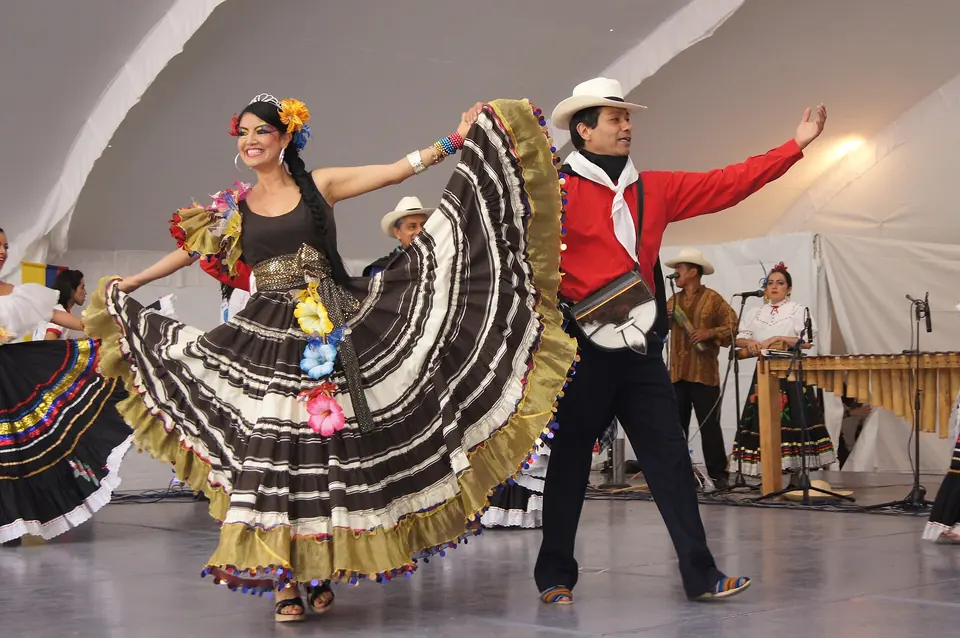 Scène de la culture locale à Carthagène des Indes