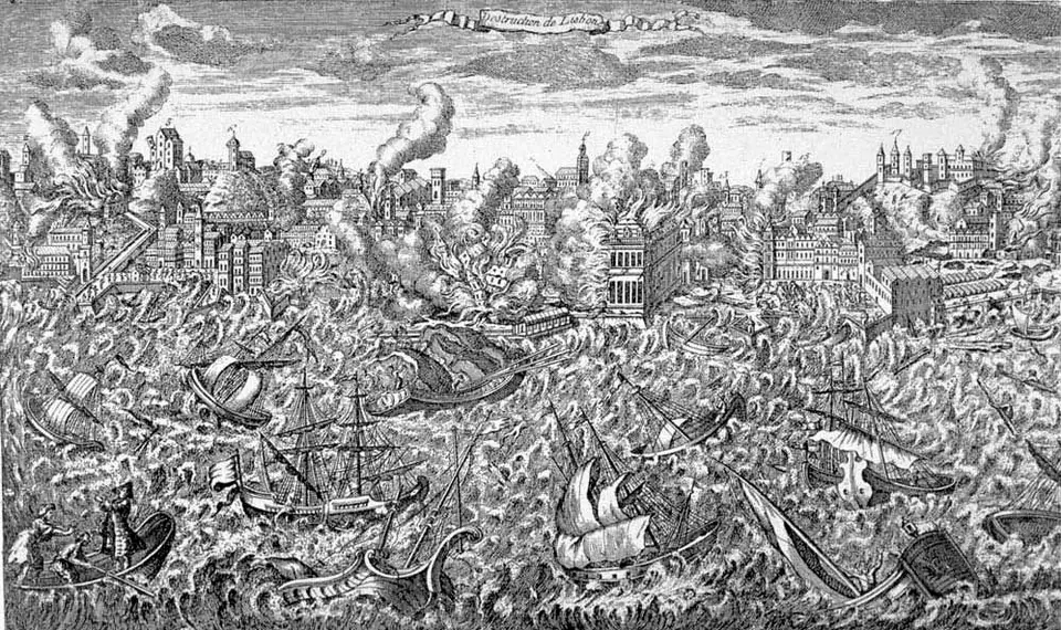 Une image historique de l'histoire de Lisbonne