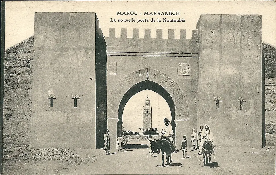 La nouvelle porte Koutoubia à Marrakech (Maroc)