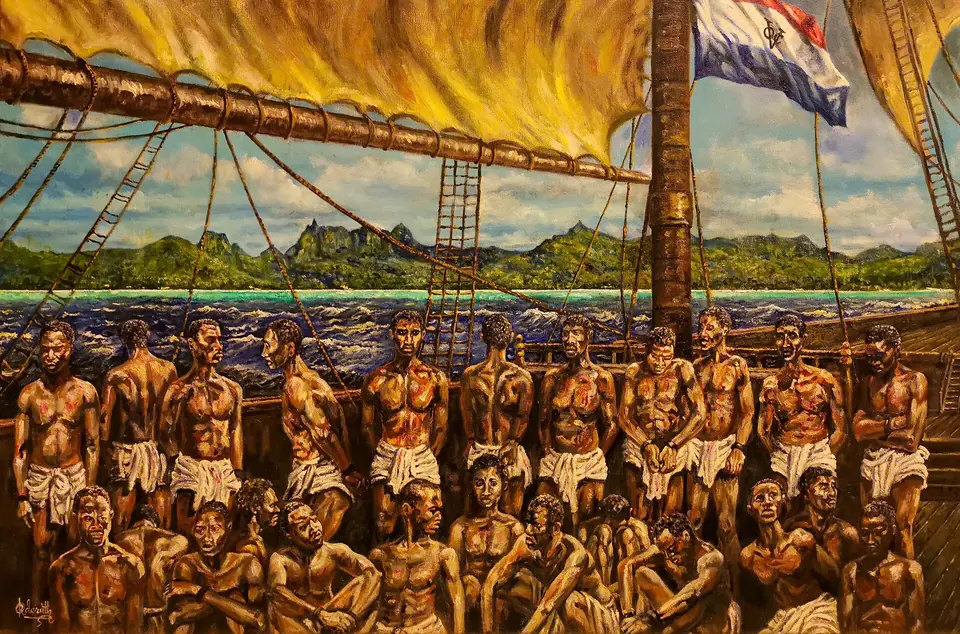Une image historique de l'histoire de Maurice
