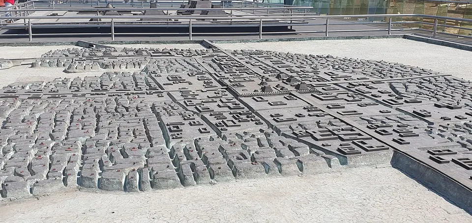 Model of Tenochtitlan - Templo Mayor Archeological Zone - Mexico