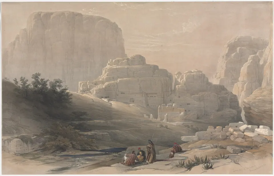 A historical image from the story of Jordan