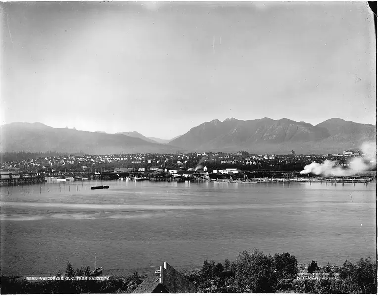 Une image historique de l'histoire de Vancouver