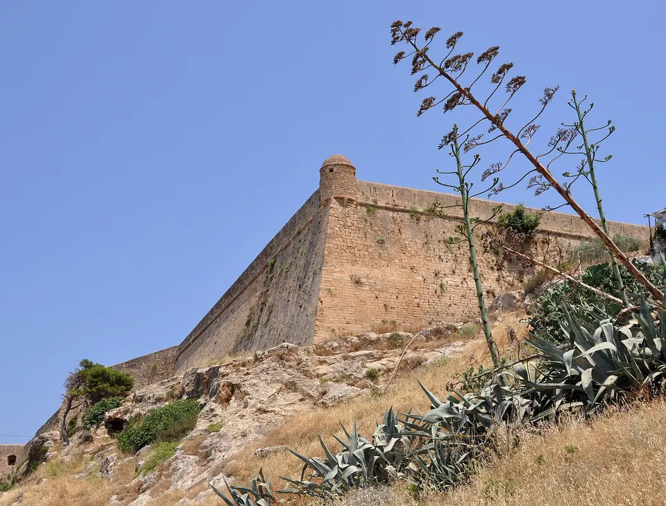 Rethymno (Crete, Greece): the olf fort or Fortezza